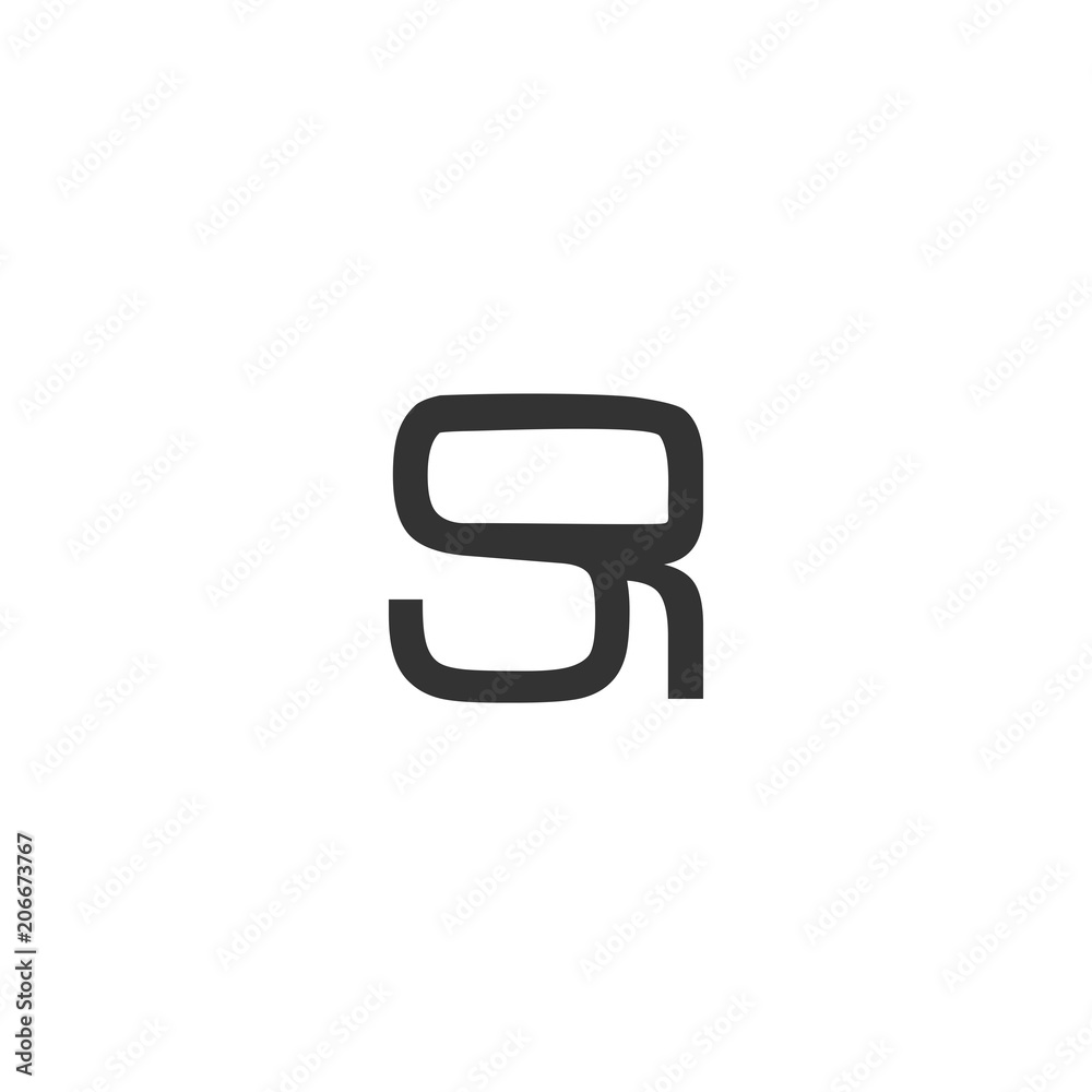 Letter SR Monogram Abstract Modern Icon Logo, SR RS logo initial letter design, SR Letter Logo Design with Creative Modern Trendy Typography Letter SR Monogram Abstract Modern Icon Logo, SR RS logo initial letter design, SR Letter Logo Design with Creative Modern Trendy Typography