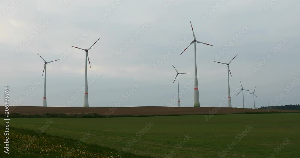 renewable energy: power generating wind turbines in the countryside renewable energy: power generating wind turbines in the countryside