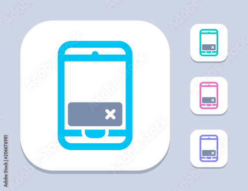 Mobile Banner Ad - Bright Icons . A professional, pixel-perfect icon.