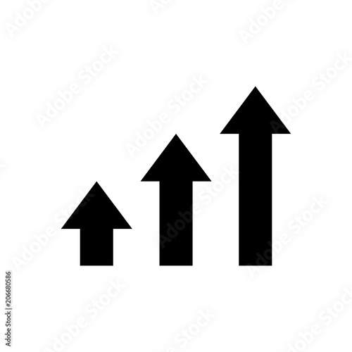 Wallpaper Mural growth of business - Vector icon Torontodigital.ca