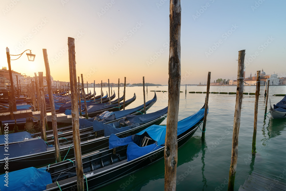 Gondolas and San Giorgio 