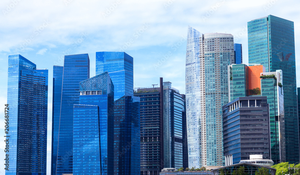 Fototapeta premium Singapore Skyline