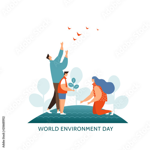 Concept world environment day