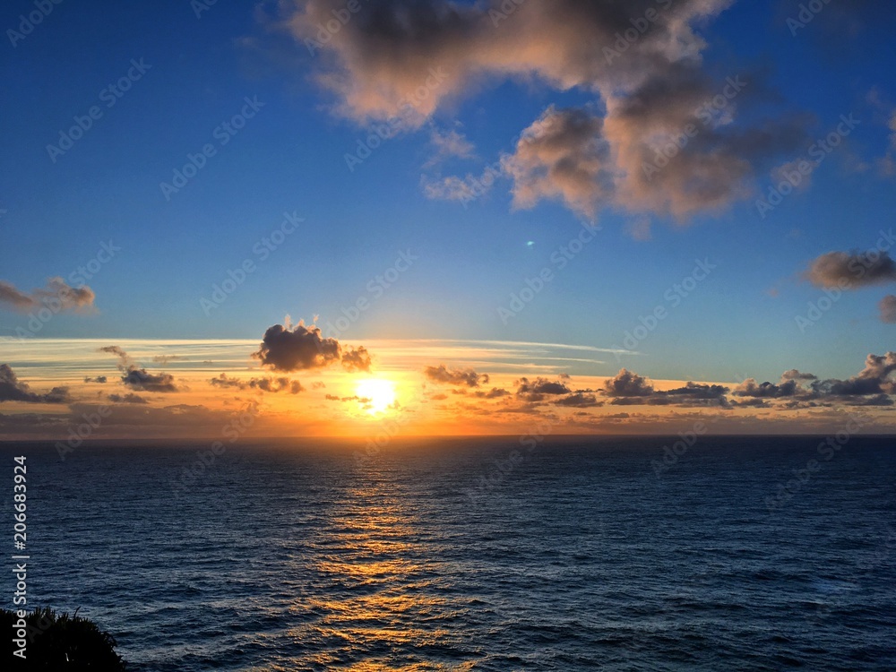 Fototapeta premium Stunning sunset at Cabo da Roca Portugal