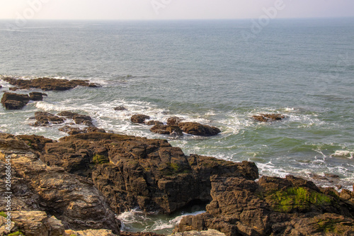 Mouvements de vagues sur la côte vendéenne