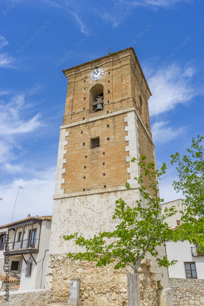 Tower church Chinchon, Madrid province, Spain