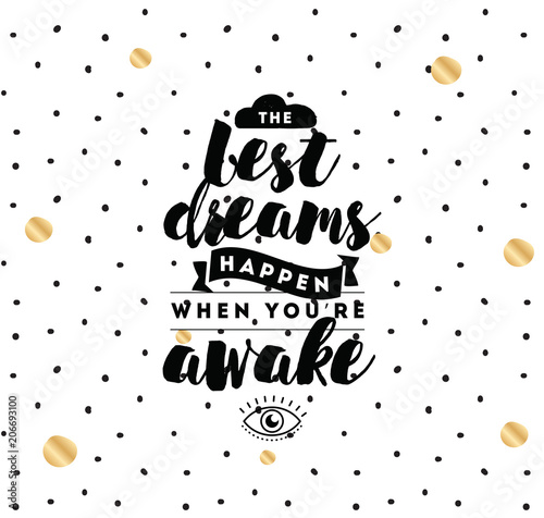 Typography for poster, invitation, greeting card or t-shirt.