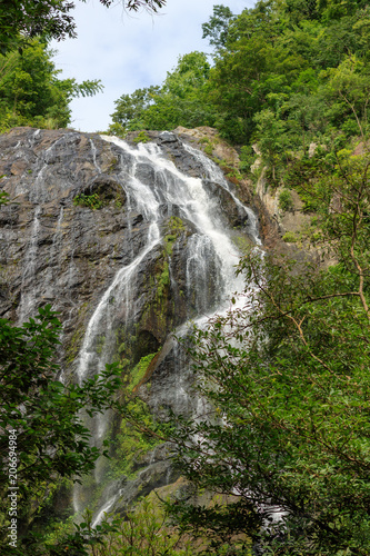 Khlong Lan Waterfall  Beautiful waterfalls in khlong Lan national park of Thailand at KamphaengPhet Province in Thailand.