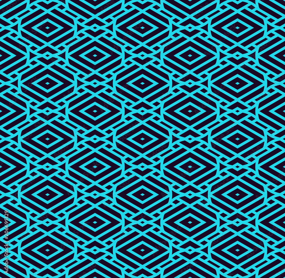 Geometric simple luxury blue minimalistic pattern with lines. Can be used as wallpaper, background or texture.