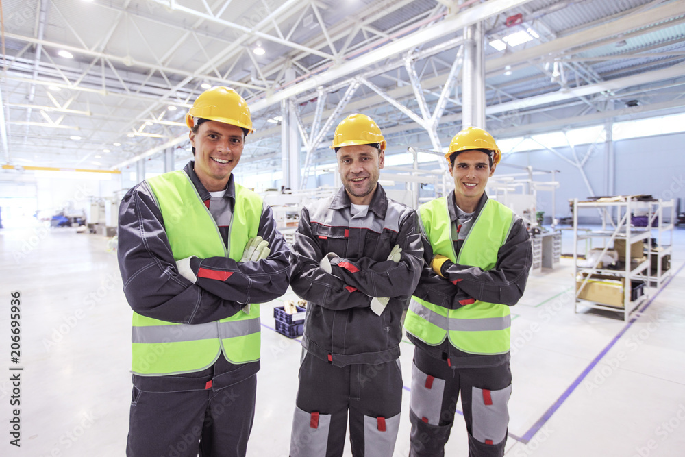 Workers in factory Workers in factory