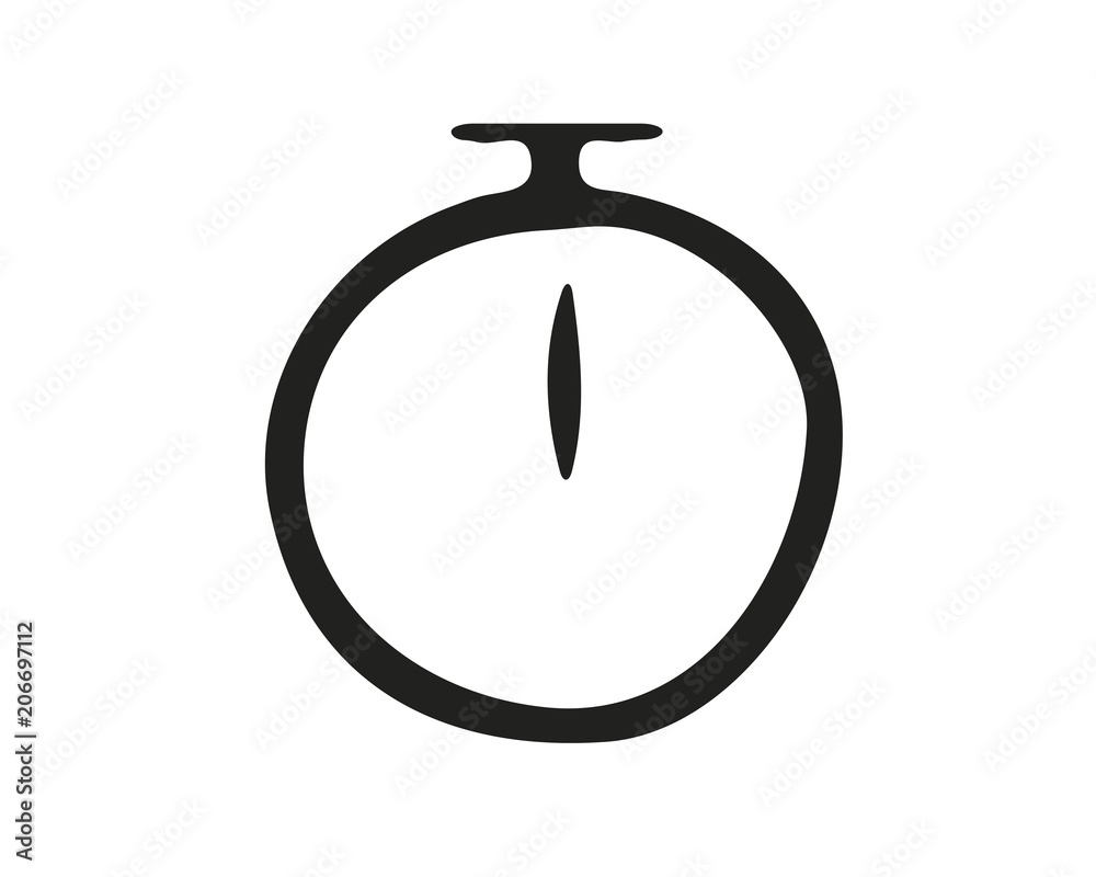 stopwatch icon design illustration,hand drawn style design, designed for web and app