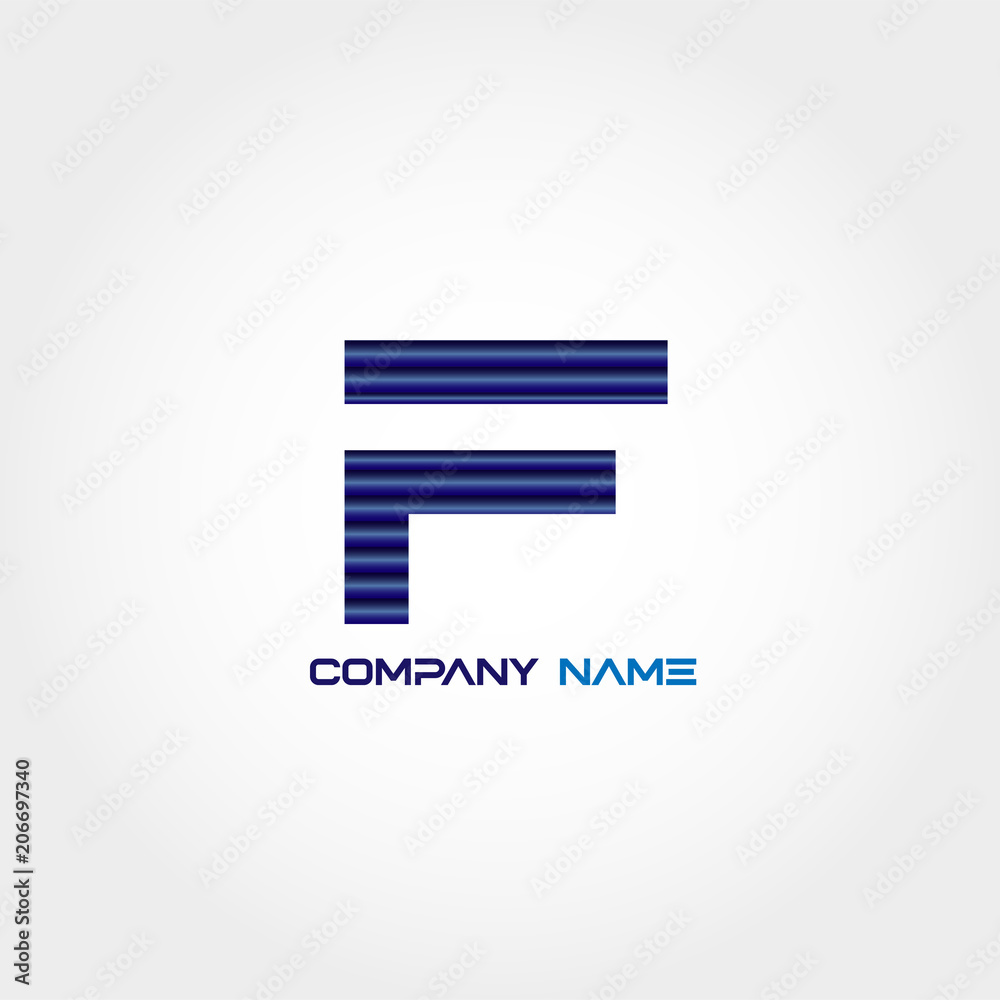 Initial Letter F Logo Template Design Vector Initial Letter F Logo Template Design Vector