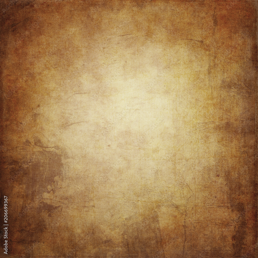 Brown grunge background, paper texture, paint stains, stains, vintage