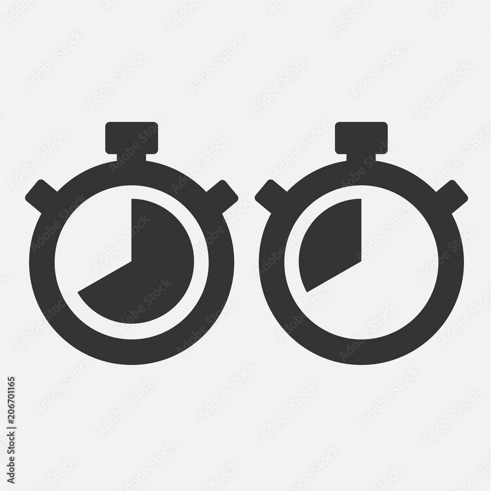 Stopwatch icon fourty seconds Stopwatch icon fourty seconds