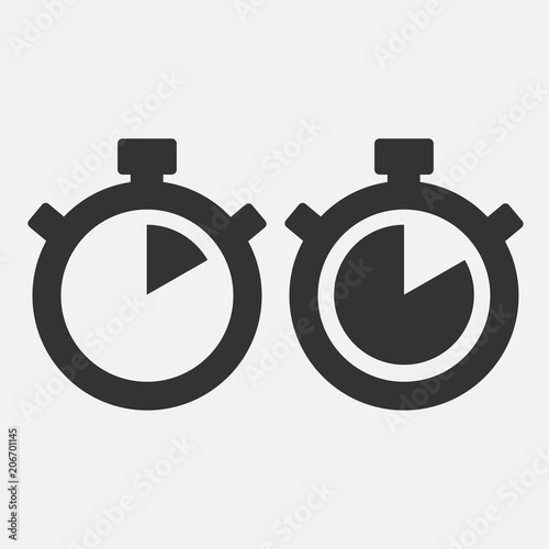 Stopwatch icon ten seconds