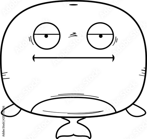 Bored Cartoon Whale