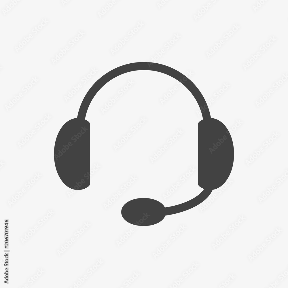 Headphones icon, technology icon. Glyph, Solid style Headphones icon, technology icon. Glyph, Solid style
