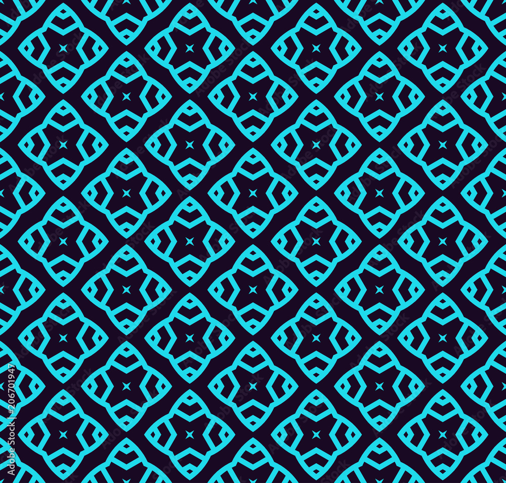 Vector seamless pattern. Modern stylish linear texture. Repeating geometric tiles with line elements.