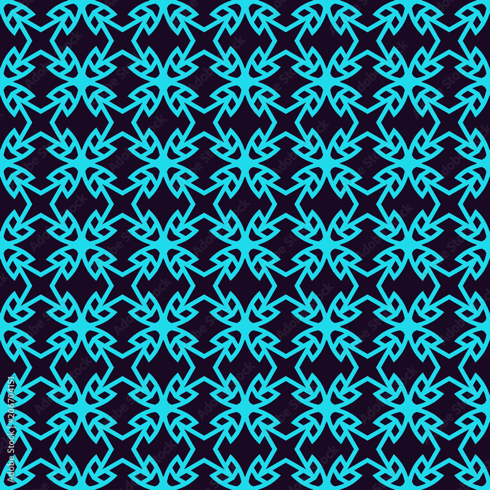 Vector seamless pattern. Modern stylish linear texture. Repeating geometric tiles with line elements.