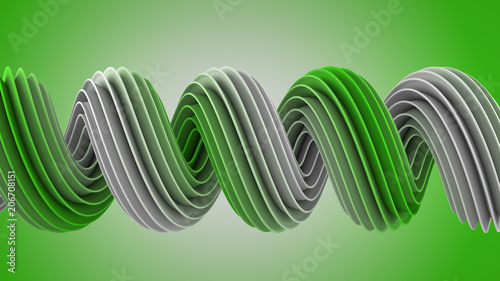 White green twisted spiral ...