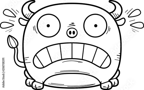 Terrified Little Bull