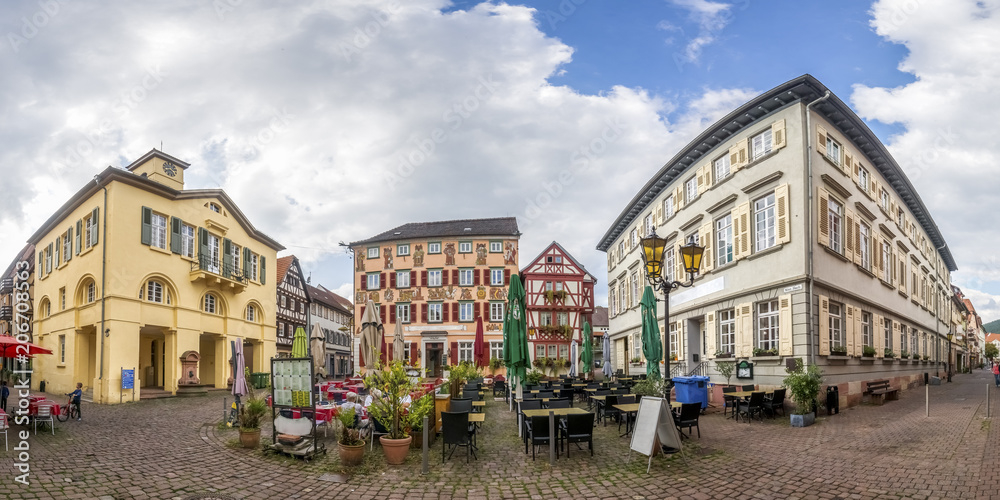 Fototapeta premium Eberbach, Alter Markt,