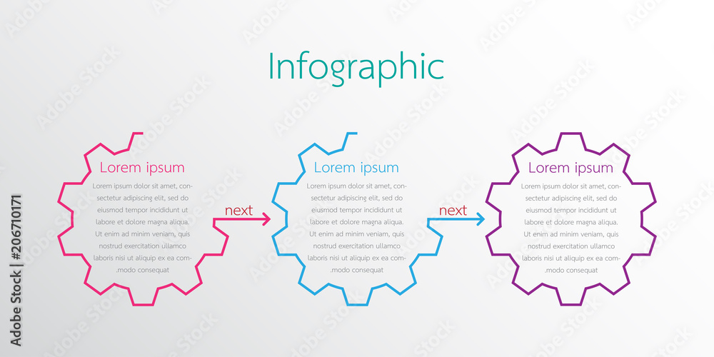 Vector infographic templates used for detailed reports. All 3 topics. Vector infographic templates used for detailed reports. All 3 topics.