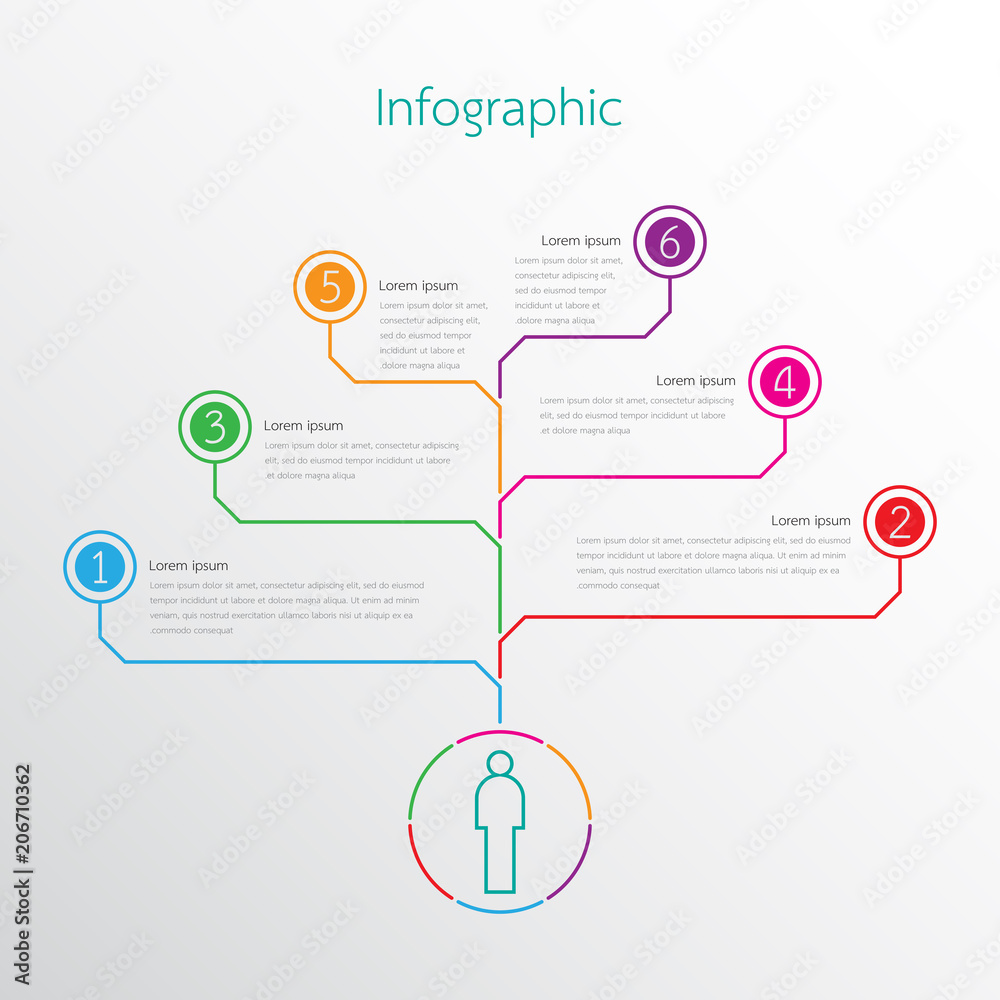 Vector infographic templates used for detailed reports. All 6 topics. Vector infographic templates used for detailed reports. All 6 topics.
