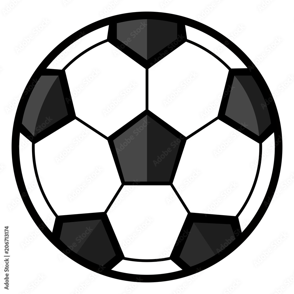 Isolated soccer ball icon Isolated soccer ball icon