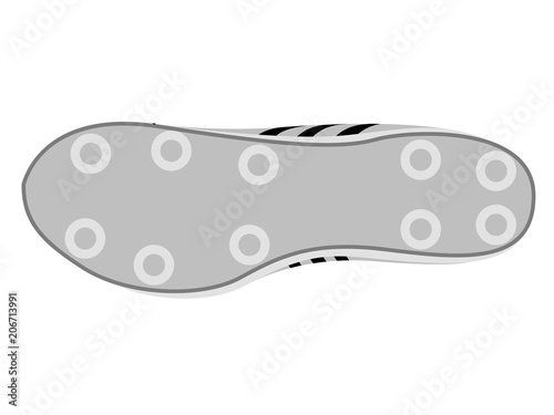 Isolated soccer cleat icon