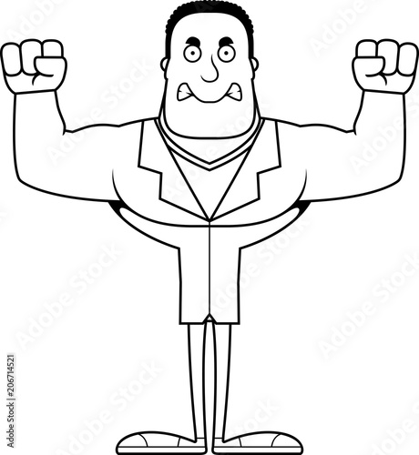 Cartoon Angry Doctor