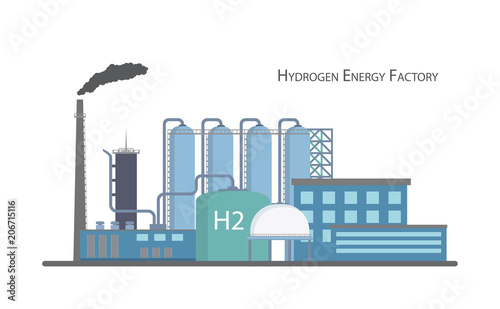 Hidrogen energy factory.