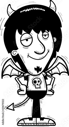 Confident Cartoon Demon
