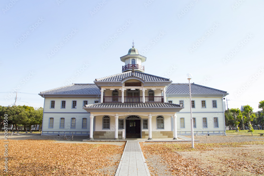 Obraz premium 茨城県立歴史館 旧水海道小学校本館