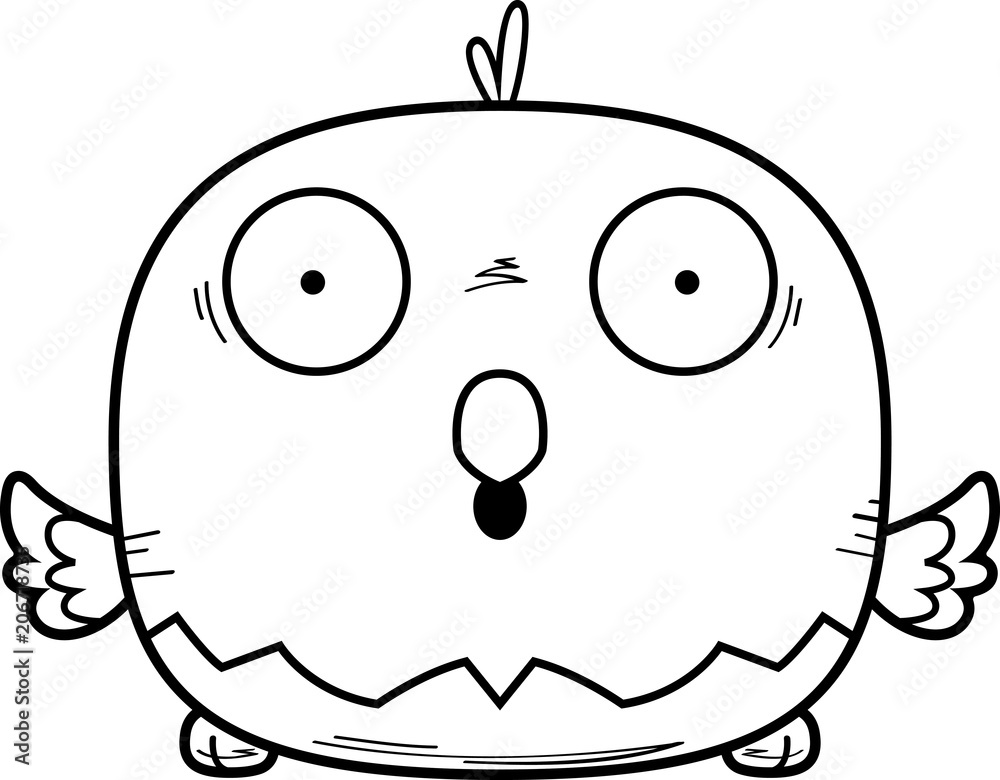 Obraz premium Surprised Little Bald Eagle