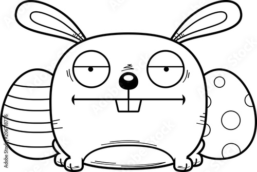 Calm Cartoon Easter Bunny
