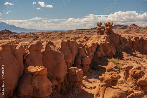 Spectacular landscapes of Goblin valley state park in Utah, USA