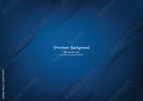 Abstract premium background in blue tone. Template design for presentation, book cover, web banner.