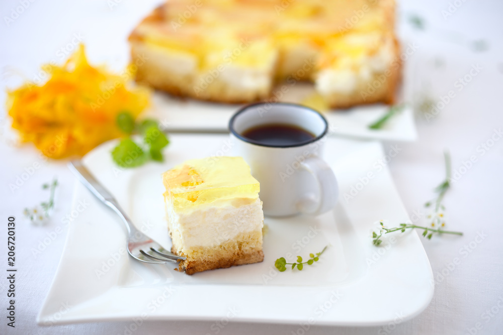 Mandarinen-Schmand-Kuchen Mandarinen-Schmand-Kuchen