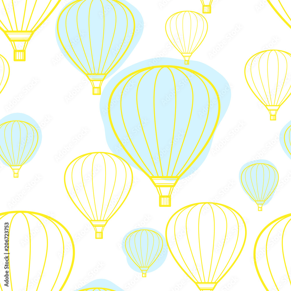 Balloons random on white background. Balloons random on white background.