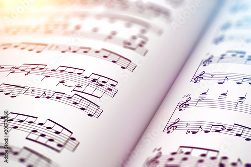 Score sheet music book