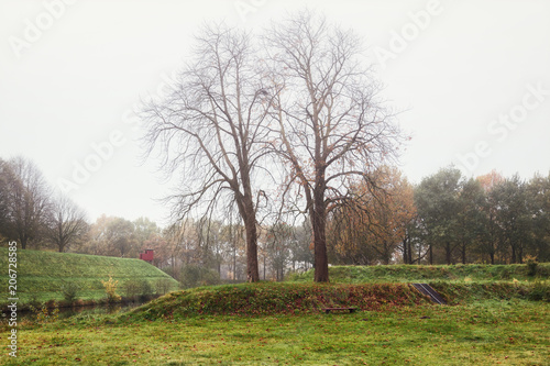 Bourtange is a Dutch fortified village in the province of Groningen