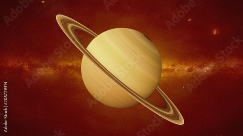 Fototapeta Naklejka Na Ścianę i Meble -  planet Jupiter, the sixth planet from the Sun, planet in the Solar System