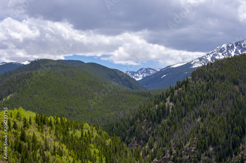 Colorado Mountain Landscape Near the Ski Resort of Vail 2 © Heavyt Photos