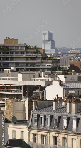 Palais de Justice, vue depuis le quartier de Vaugirard à Paris  © Atlantis
