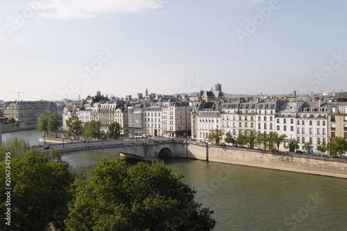 La Seine à Paris, vue aérienne © Atlantis