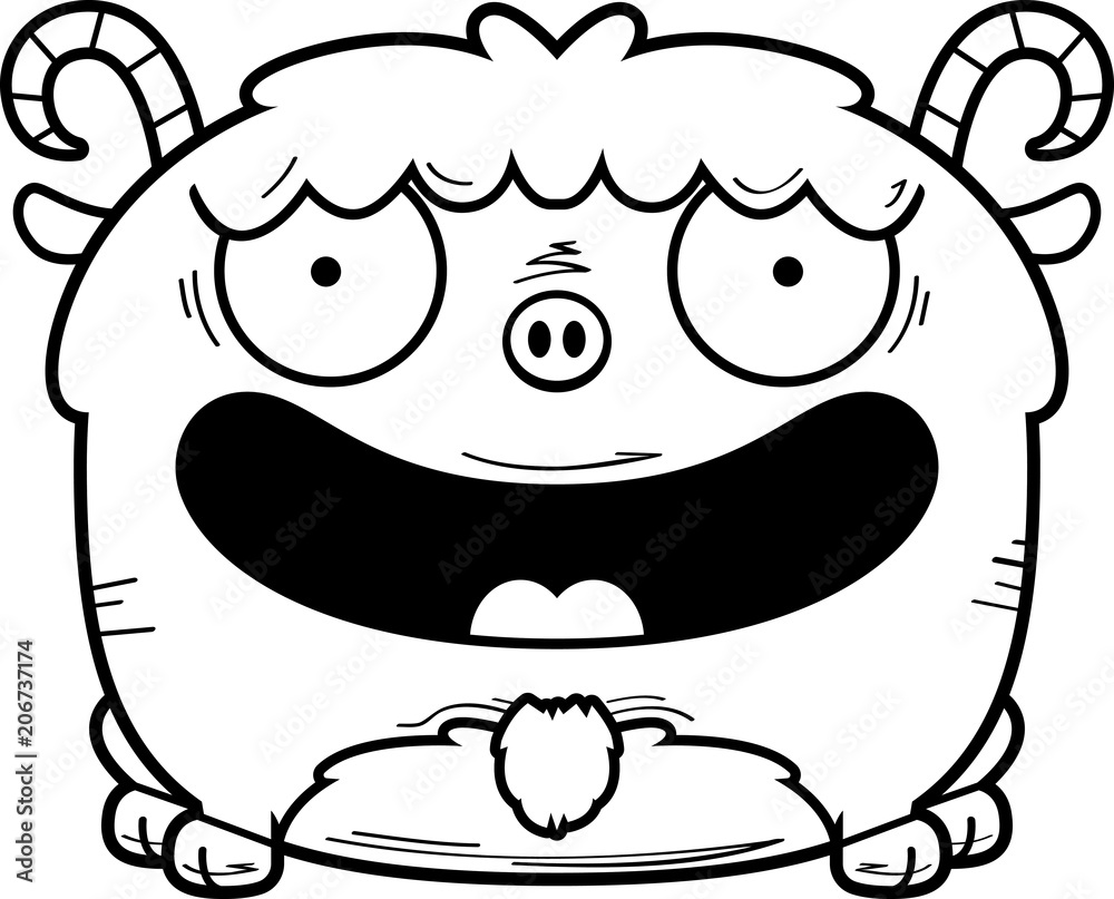 Obraz premium Smiling Little Goat