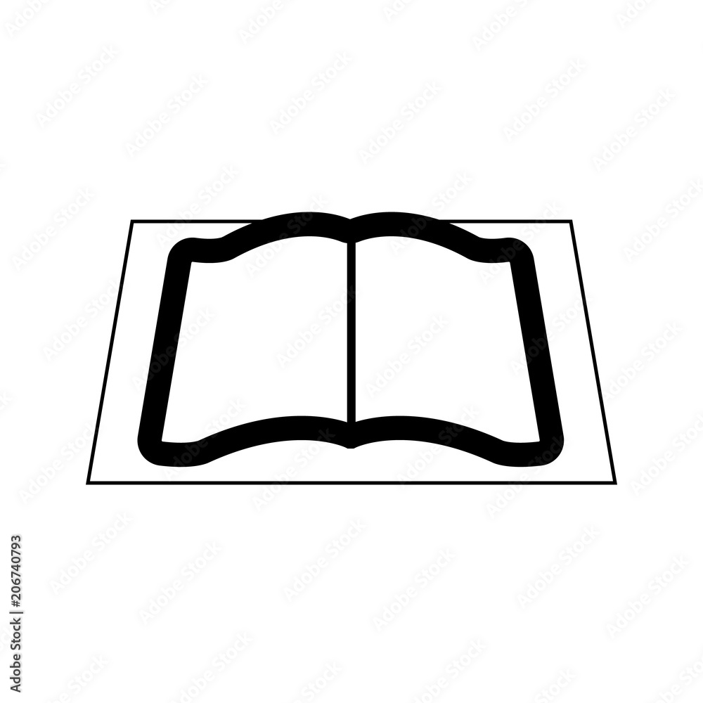 Book icon isolated on white background