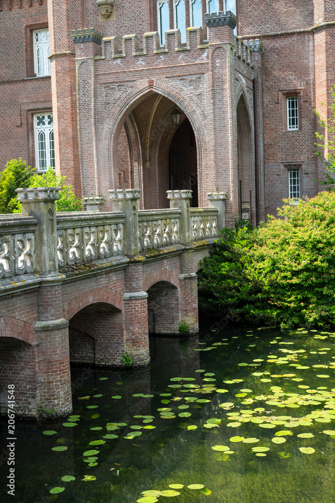 Moyland Castle and gardens near Emmerich, Germany