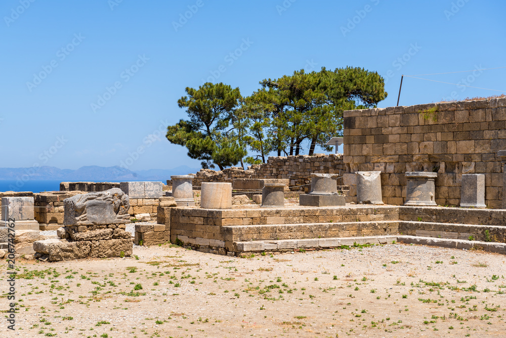 Hierothyteion in ancient city of Kamiros located in the northwest of the island of Rhodes.